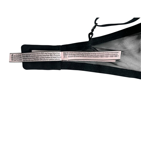 Victoria's Secret Pushup Black Lace Underwire Bra  34DDD  Convertible - Picture 11 of 11